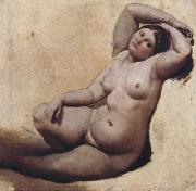 Jean Auguste Dominique Ingres Oil sketch for the Turkish Bath (mk04) painting